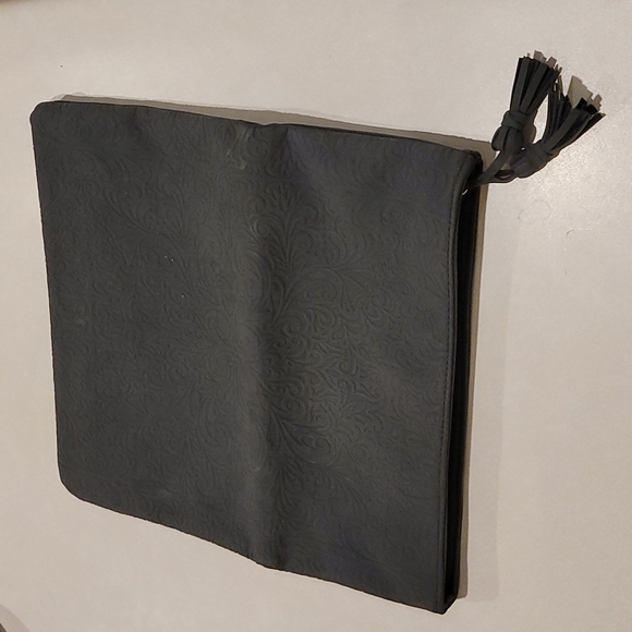 Ion Color Brilliance Slate Gray Convertible Oversized Clutch - Picture 5 of 5